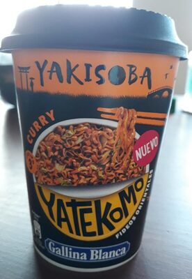 Yakisoba fideos orientales sabor curry