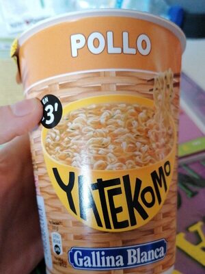 Yatekomo pollo front packaging