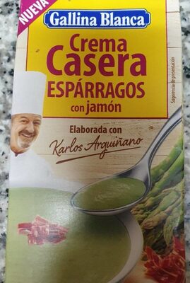 Sparragus soup wuth ham front packaging