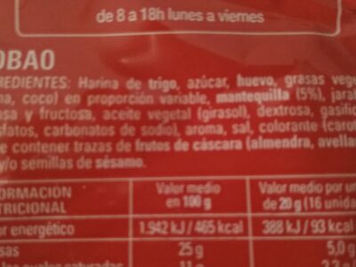 Sobaos con mantequilla natural