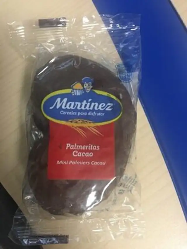 Palmeritas Cacao front packaging