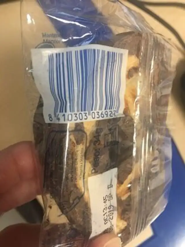 Palmeritas Cacao ingredients label