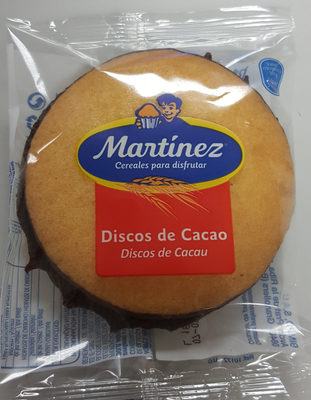 Discos de cacao front packaging