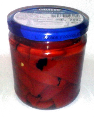 Poivrons piquillo entiers