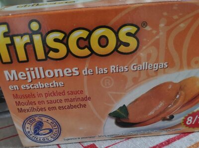 Mejillón en escabeche front packaging