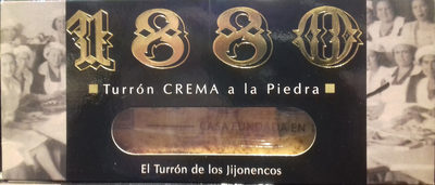 Turrón crema a la piedra