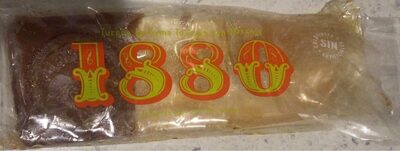 Turrón de yema tostada con naranja front packaging