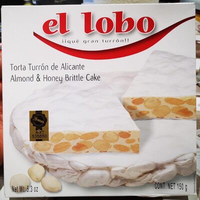 Torta turrón de Alicante front packaging
