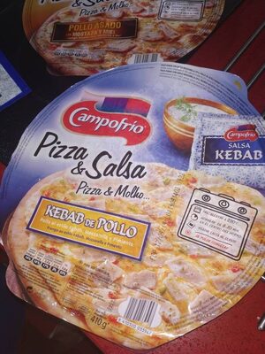 Pizza kebab de pollo