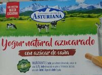 Yogur natural azucarado