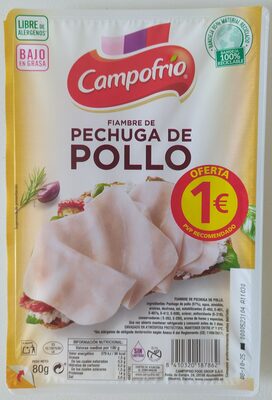 Fiambre de pechuga de pollo