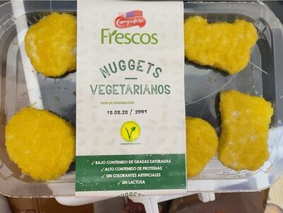Nuggets vegetarianos front packaging