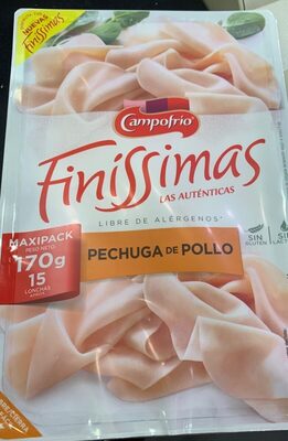 Finissimas, pechuga de pollo
