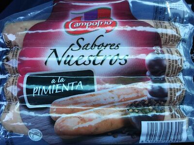 Sabores nuestros a la pimienta front packaging
