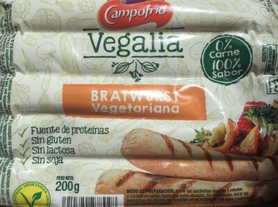 Vegalia, bratwurst vegetariana