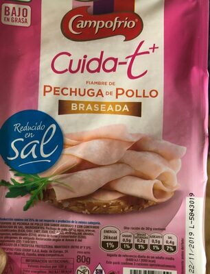 Pechuga de pollo braseada