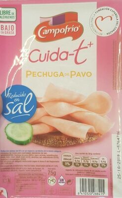 Cuida-t+ pechuga de pavo front packaging