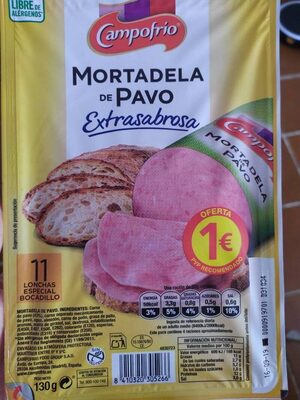 Mortadela de Pavo front packaging