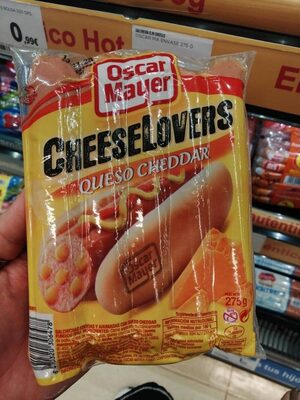 Cheese Lovers con Queso Cheddar front packaging