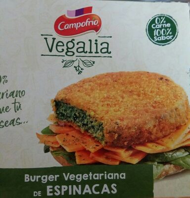 Burger vegetariana de espinacas