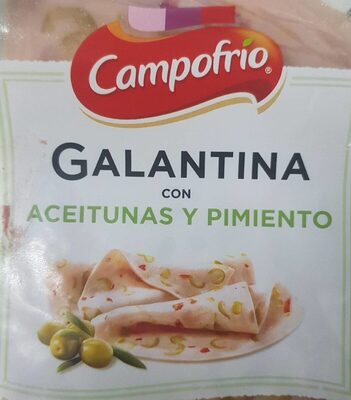 GALANTINA con ACEITUNAS Y PIMIENTO