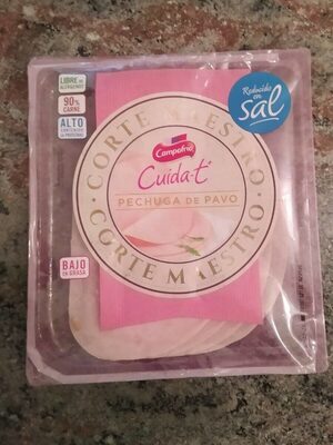 Pechuga de pavo, reducido en sal