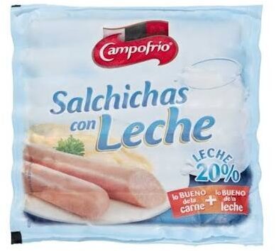 Salchichas con leche