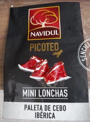 Mini lonchas paleta de cerdo iberico front packaging