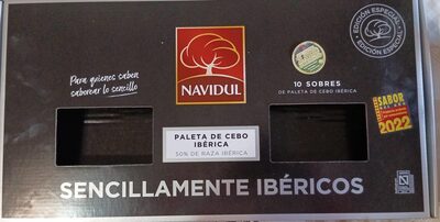 Paleta de cebo ibérico front packaging
