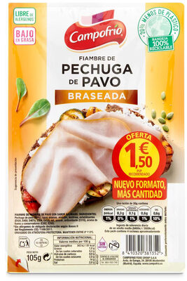 Pechuga de pavo braseado