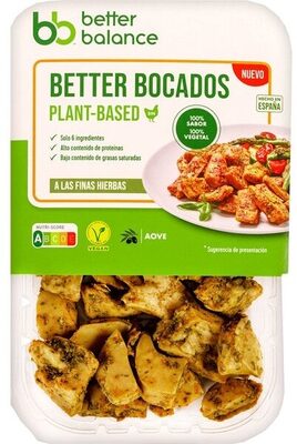 Bocados veganos a las finas hierbas