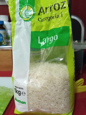 Arroz largo front packaging