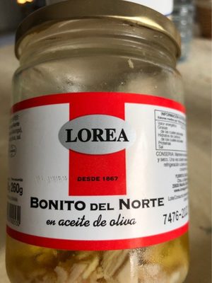 Bonito del norte en aceite de oliva front packaging