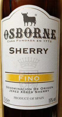Sherry Fino-15% -Spanien front packaging