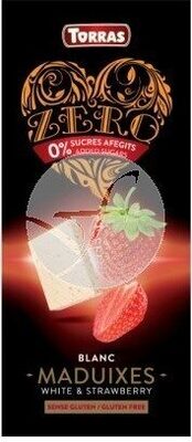 Chocolate blanco con fresas