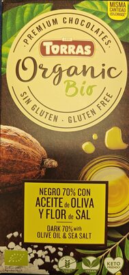 Organic Bio Dark 70% with olive oil & sea salt