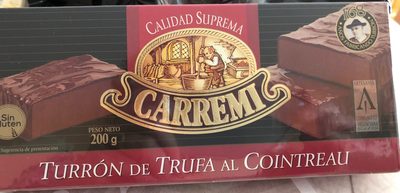 Turron de truffa al cointreau