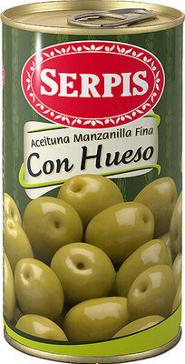 Aceitunas manzanilla con hueso