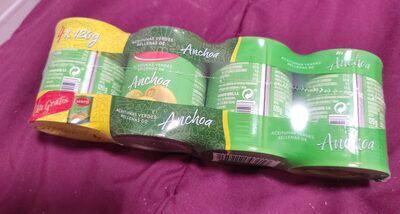 Serpis Aceitunas Rellenas De Anchoa front packaging