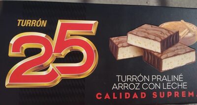 Turrón praliné arroz con leche