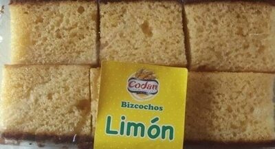 Bizcochos limón front packaging