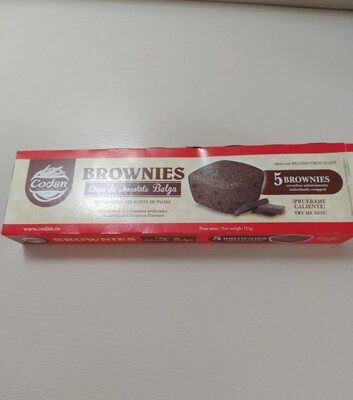 Brownies chips de chocolate Belga