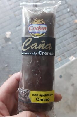Caña rellena de crema