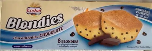 Blondies chocolate