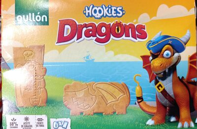 Galletas dragons front packaging