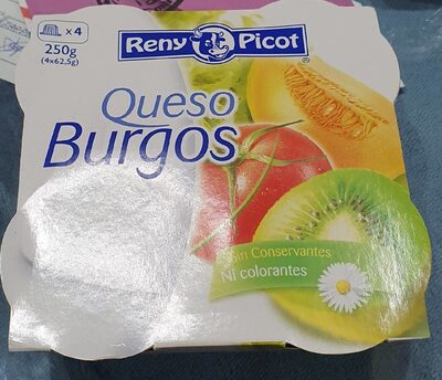 Queso Burgos front packaging