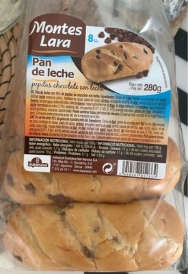 Pan de leche con chocolate