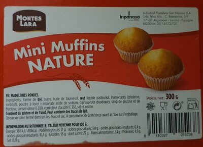 Mini muffins nature