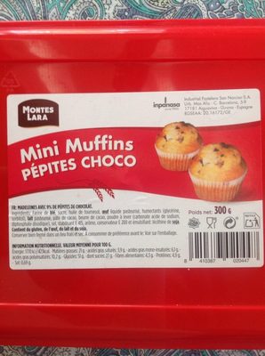 Mini Muffins Pépites Choco