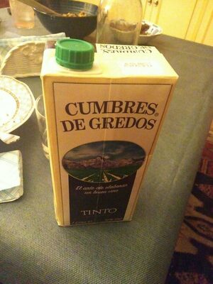 Vino tinto front packaging